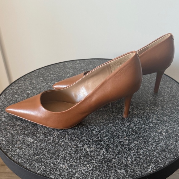 Sam Edelman Vienna Pointed Toe Heel - Saddle Leather - Picture 3 of 4